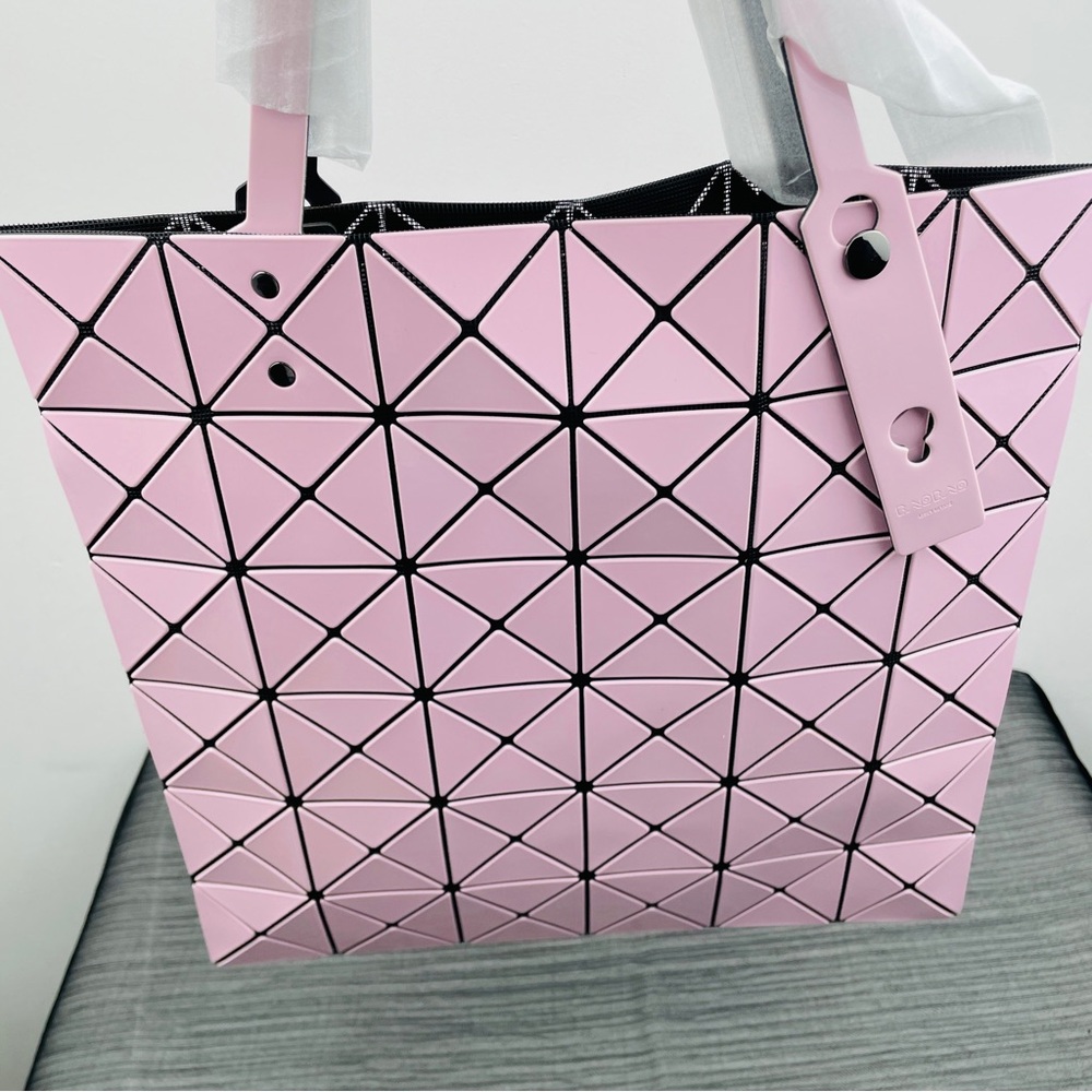 New Issey Miyake Glossy Cherry Blossom Pink Tote Bag